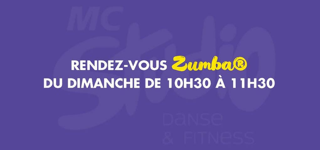 Les rendez-vous Zumba du dimanche en 2025